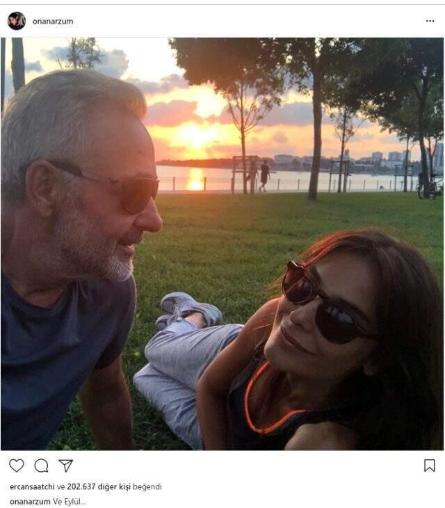 Mehmet Aslantuğ ve Arzum Onan çiftinden aşk pozu! Beğeni yağdı