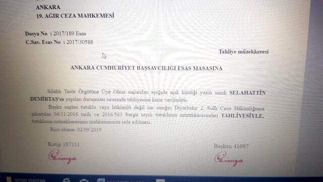 Selahattin Demirtaş tahliye olabilecek mi?