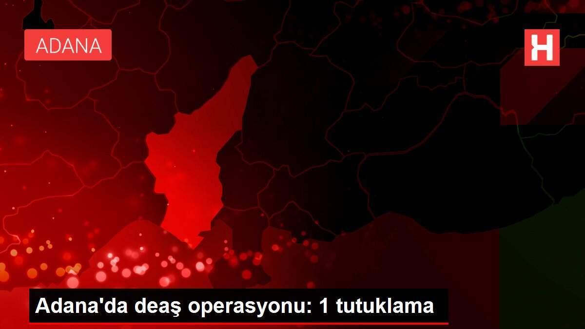 Adana'da deaş operasyonu: 1 tutuklama