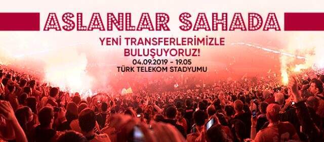 Galatasaray, 4 Eylül'de imza töreni düzenleyecek!