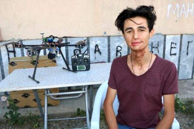 Hakkari Yüksekovalı genç, 5 kilometre yükselebilen drone tasarladı