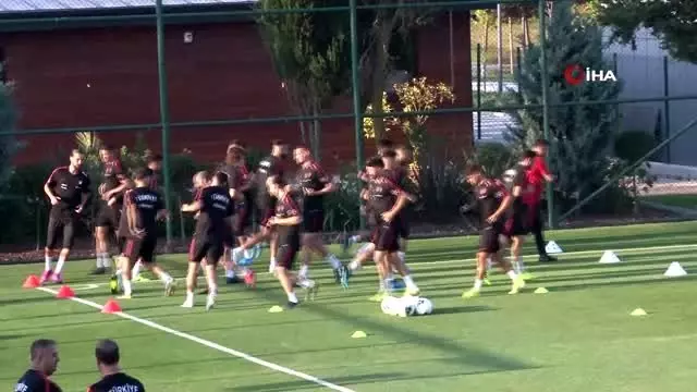 Milliler hazırlıklarını sürdürdü Milliler hazırlıklarını sürdürdü