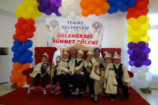 Terme Belediyesinden 55 çocuğa sünnet şöleni Terme Belediyesinden 55 çocuğa sünnet şöleni