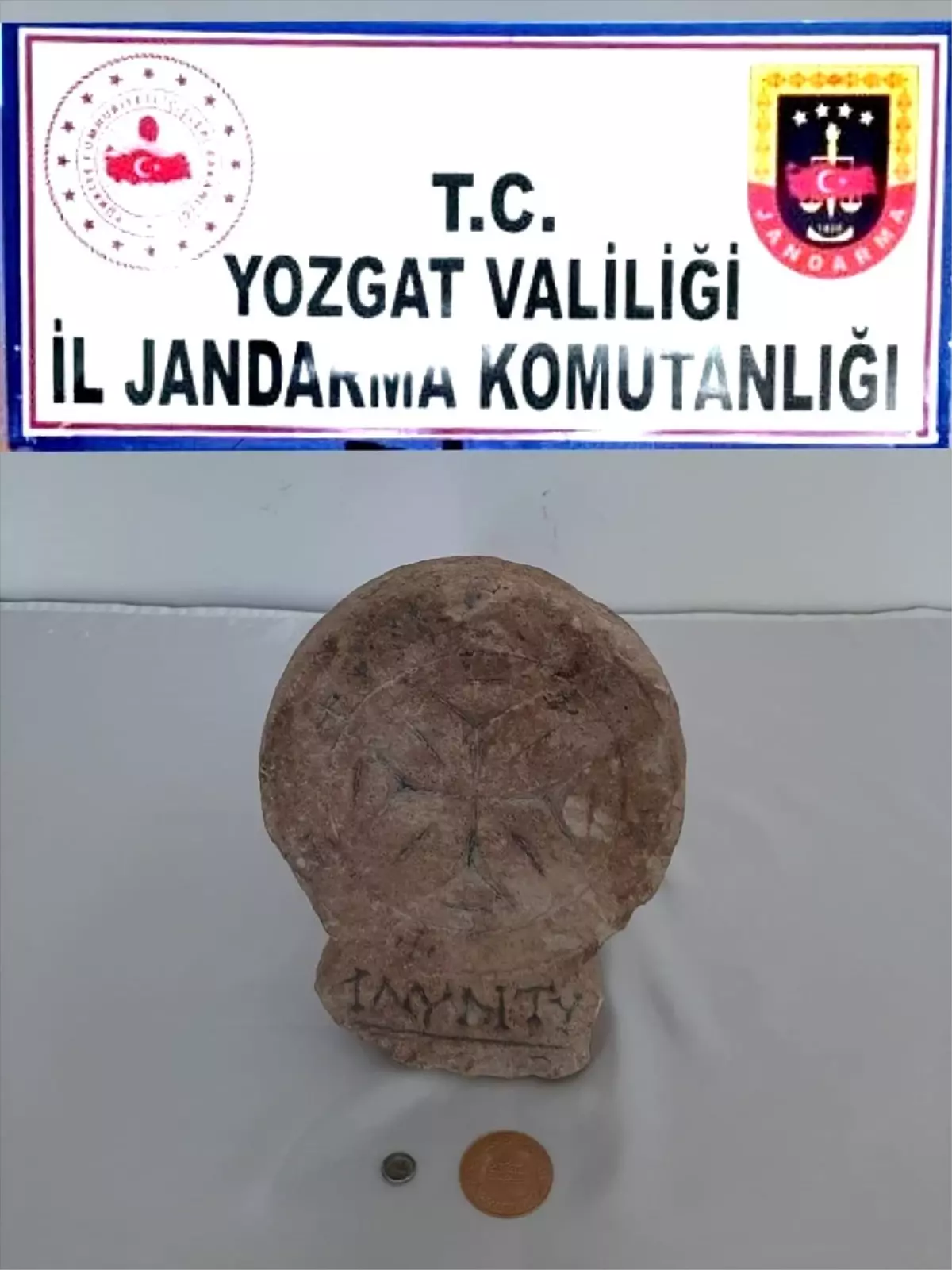 Yozgat'ta tarihi eser ele geçirildi