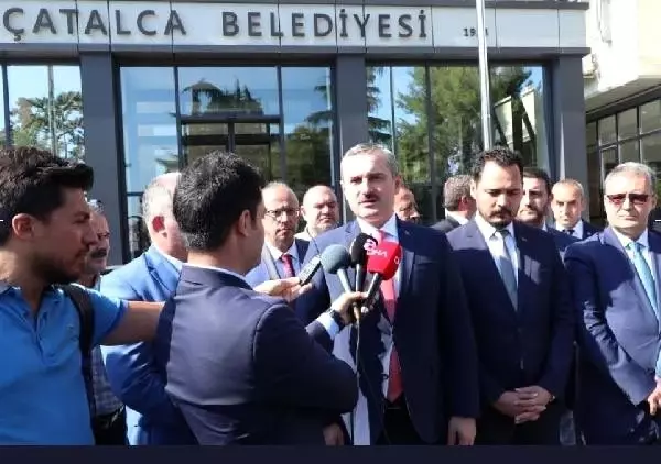Ak parti il başkanı şenocak, çatalca belediyesi'ni ziyaret etti Ak parti il başkanı şenocak, çatalca belediyesi'ni ziyaret etti