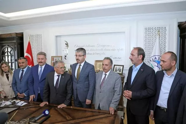 Başkanlardan Mustafa Yalçın'a destek ziyareti