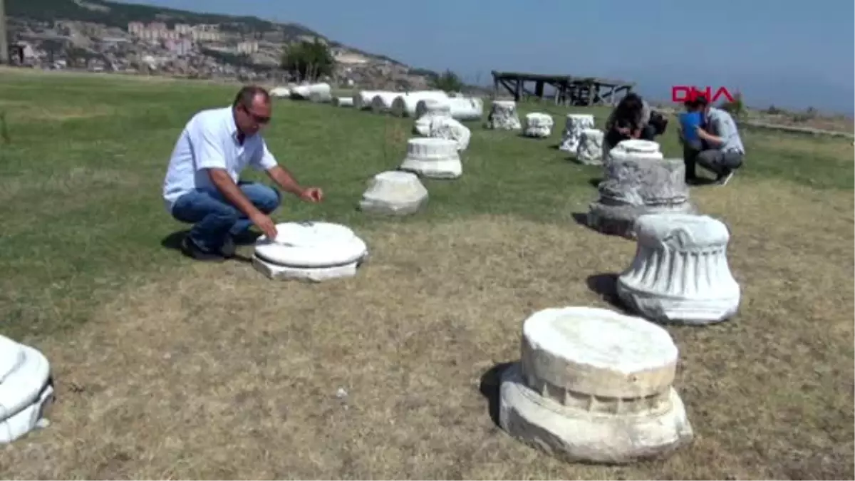 Denizli antik eserler, evlere duvar olmuş