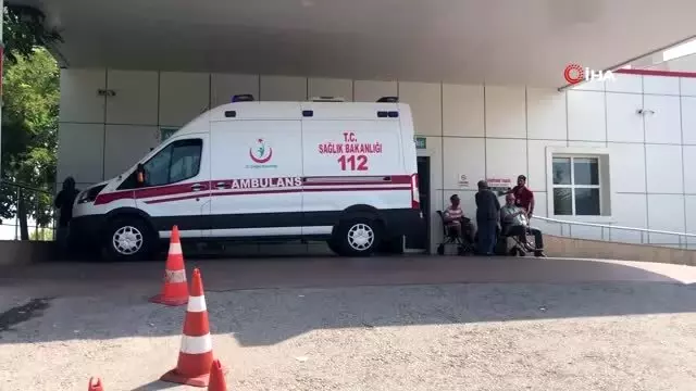Kocasının darp ettiği kadın komşusuna sığındı