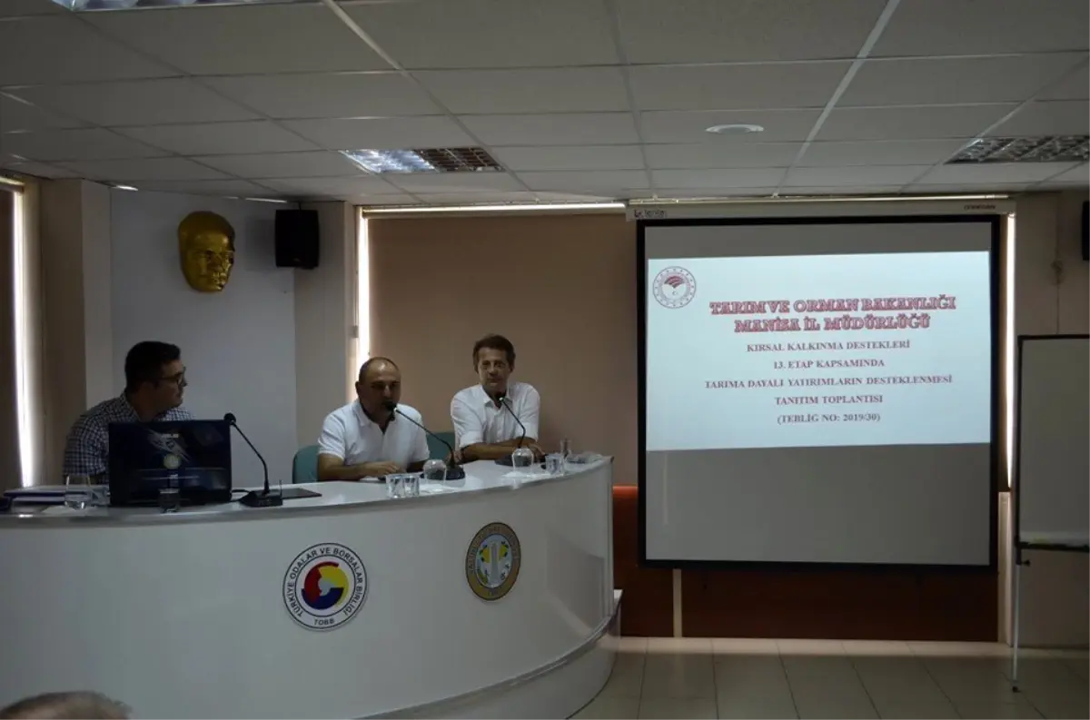 Salihli'de hibe destekleri anlatıldı