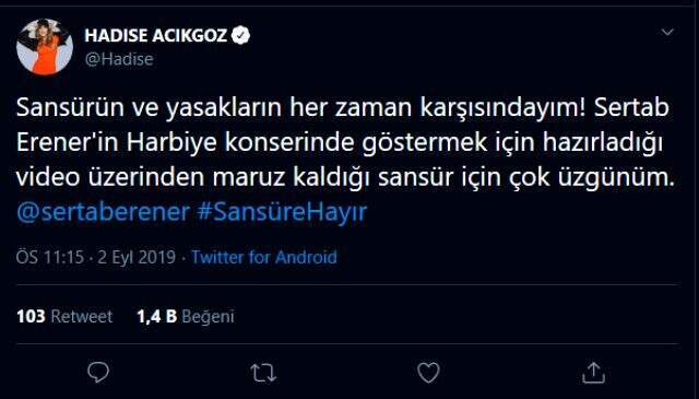 Sertap Erener'den 'Kadın göğsü görünüyor' sansürüne sert tepki: Çıplaklık ayıp değil