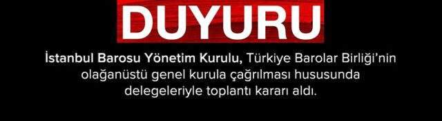 Ankara Barosu da Metin Feyzioğlu'nu protesto ederek seçim çağrısında bulundu