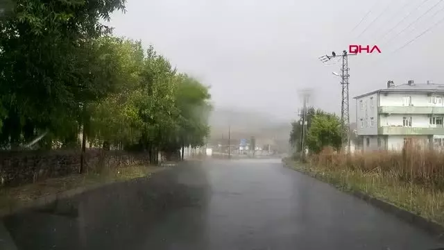 Ardahan'ı dolu beyaza bürüdü Ardahan'ı dolu beyaza bürüdü