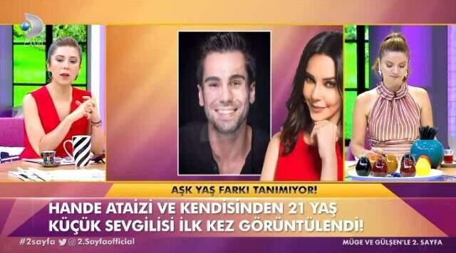 Hande Ataizi, kendisinden 21 yaş küçük sevgilisi ile ilk kez görüntülendi