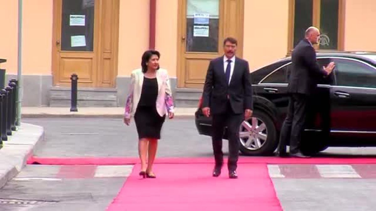Macaristan Cumhurbaşkanı Ader Gürcistan'da