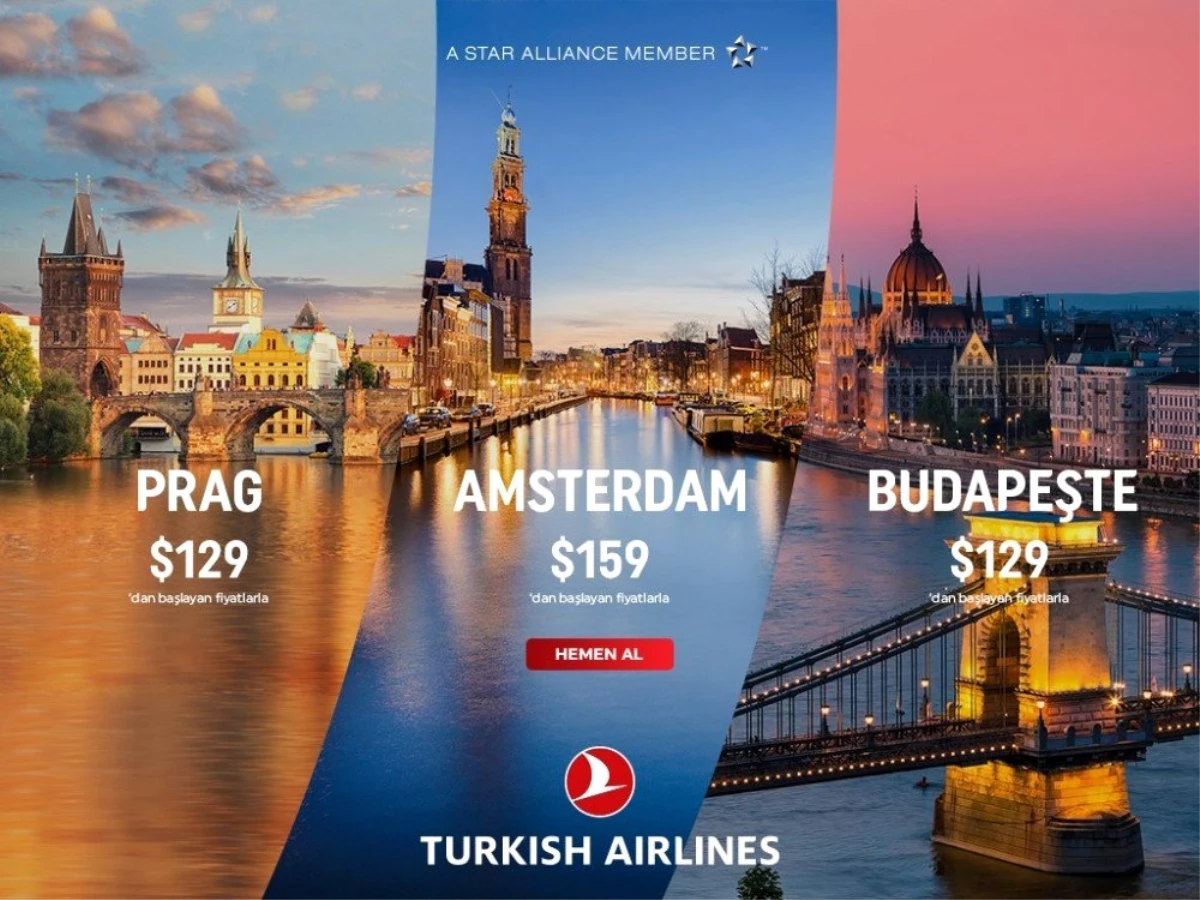 Türk Hava Yolları�ndan Orta Avrupa yolcuları için kampanya Haberler