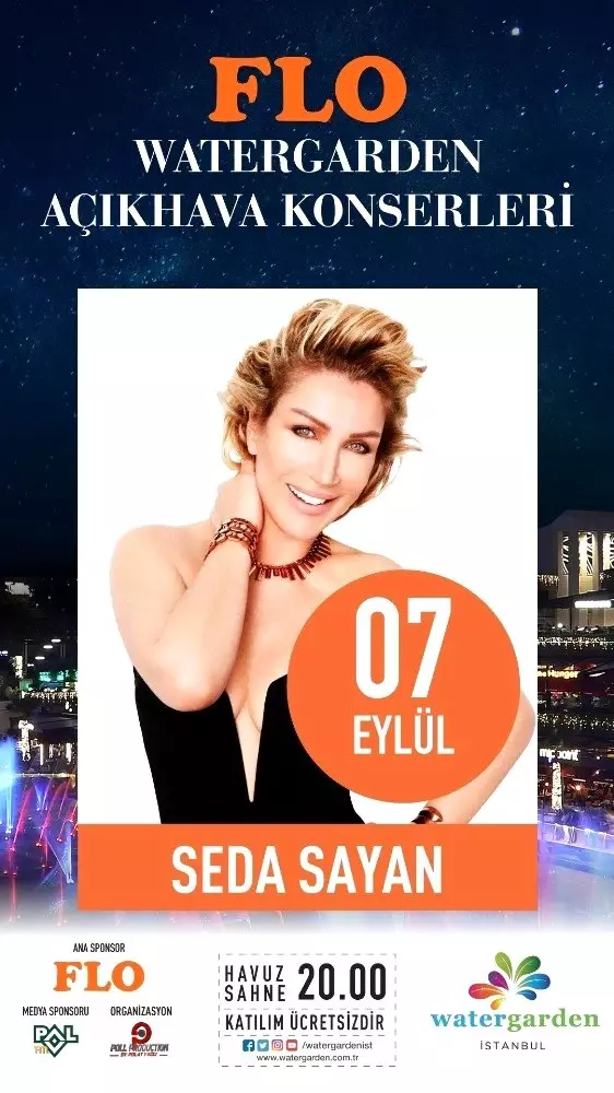 Ataşehir'de sahne Seda Sayan'ın