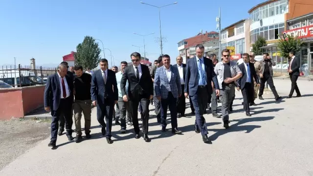 Vali Memiş güney ilçelerinde... Vali Memiş güney ilçelerinde...