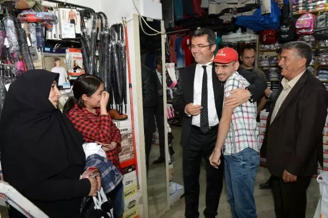 Vali Memiş güney ilçelerinde... Vali Memiş güney ilçelerinde...