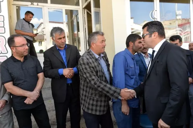 Vali Memiş güney ilçelerinde... Vali Memiş güney ilçelerinde...