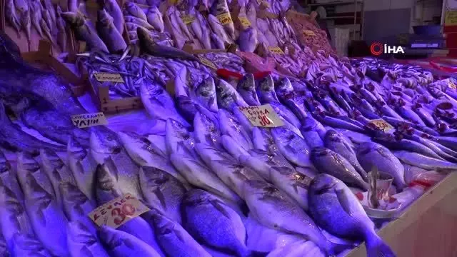 Denizi olmayan Eskişehir'deki balık tezgahları da şenlendi Denizi olmayan Eskişehir'deki balık tezgahları da şenlendi