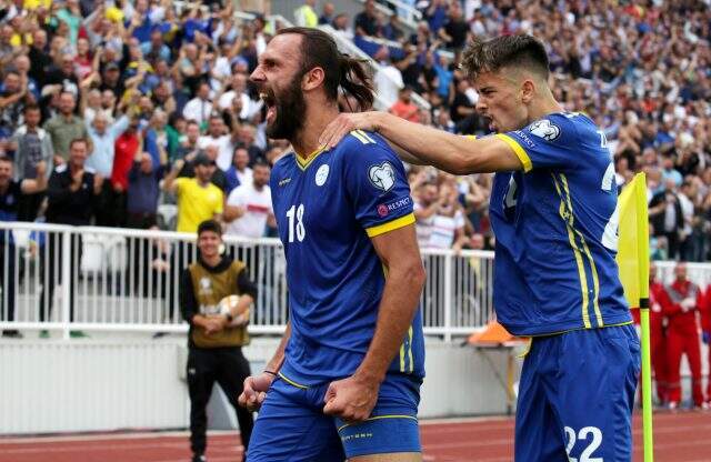 Kosova'nın Çekya'yı yendiği maçta Vedat Muriç 1 golle oynadı
