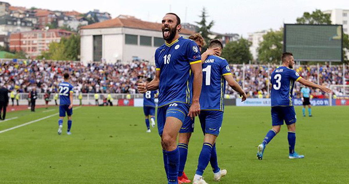 Kosova'nın Çekya'yı yendiği maçta Vedat Muriç 1 golle oynadı