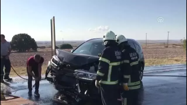 Otomobille cip çarpıştı: 1 ölü, 3 yaralı