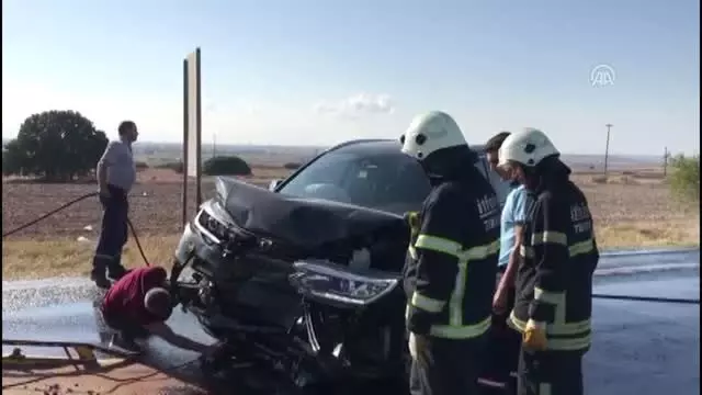 Otomobille cip çarpıştı: 1 ölü, 3 yaralı