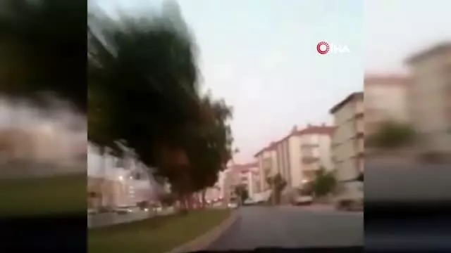 Alkollü sürücünün ölümlü kazası canlı yayında