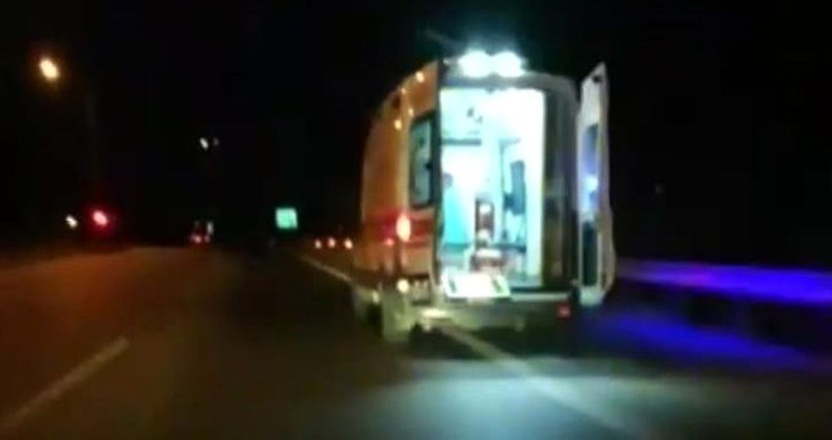 'Aracın şoförüyüm' deyip hasta taşıyan ambulansı kaçırdı!