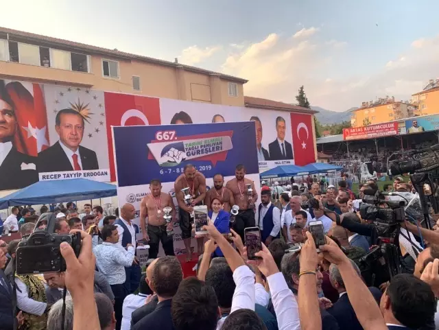 Elmalı Başpehlivanı Ali Gürbüz oldu Elmalı Başpehlivanı Ali Gürbüz oldu