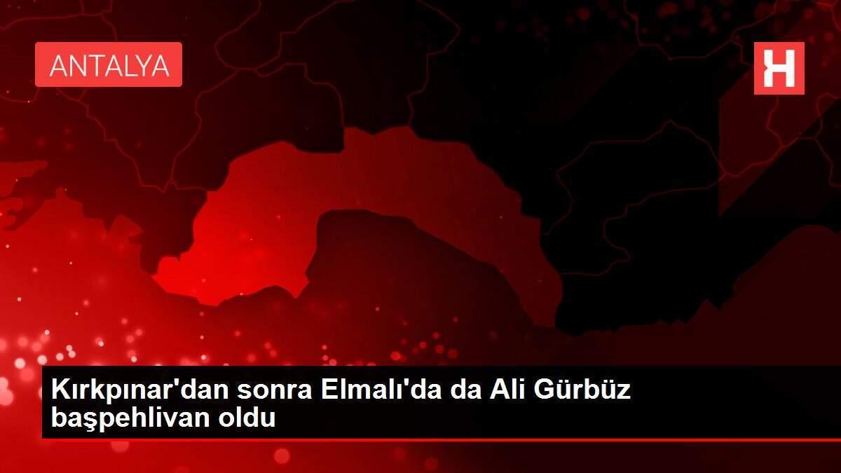Kırkpınar'dan sonra Elmalı'da da Ali Gürbüz başpehlivan oldu Kırkpınar'dan sonra Elmalı'da da Ali Gürbüz başpehlivan oldu