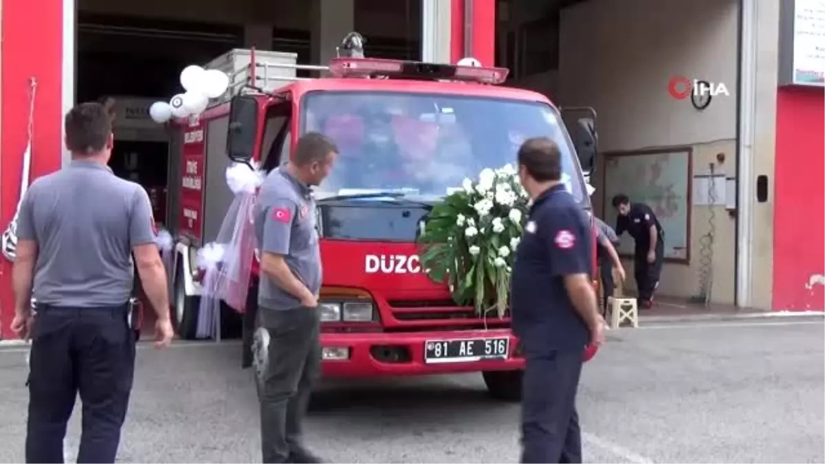 Küçük Eymen'in hayalini itfaiyeciler gerçekleştirdi