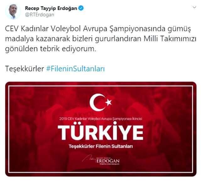 Son dakika: A Milli Kadın Milli Voleybol Takımı, Avrupa 2.'si oldu