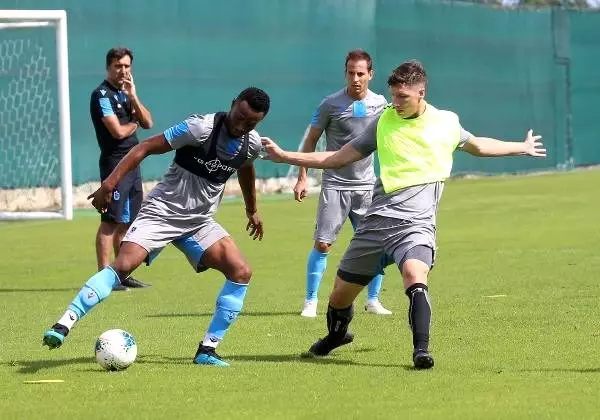 Trabzonspor, gençlerbirliği maçı hazırlıklarını sürdürdü