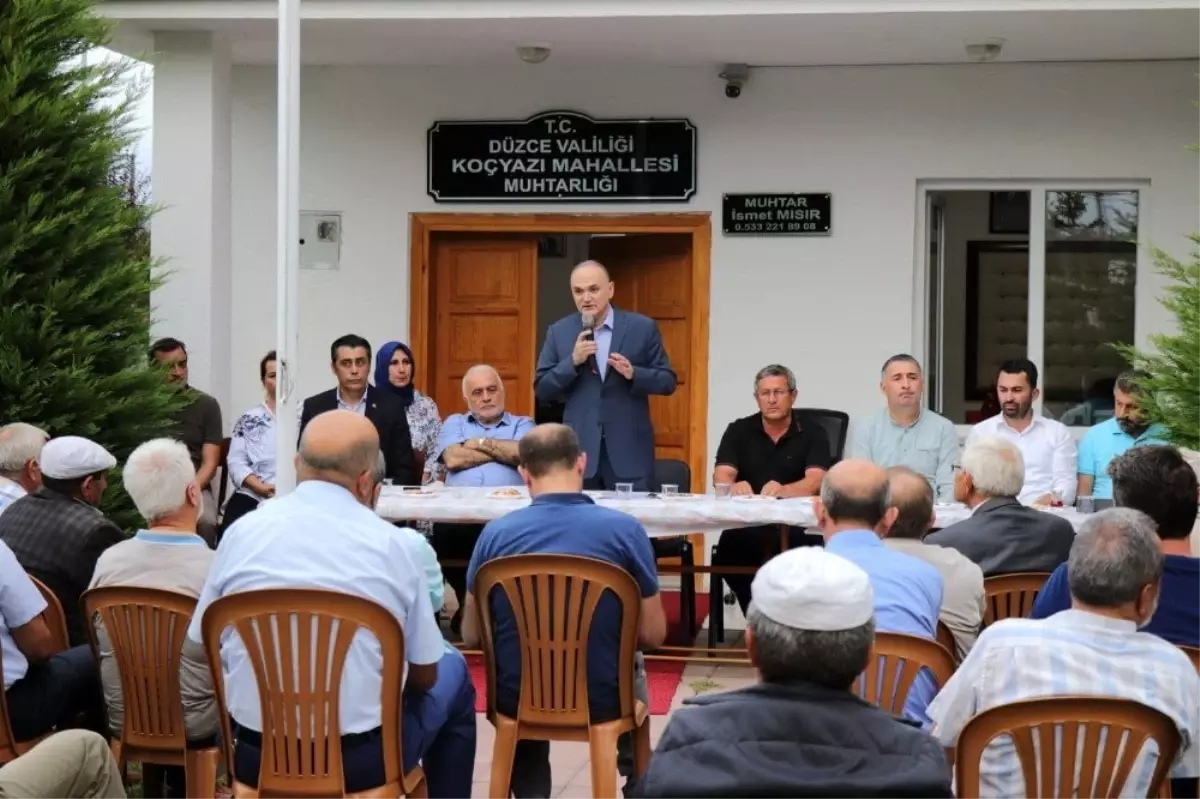 Başkan Özlü tek tek dinledi