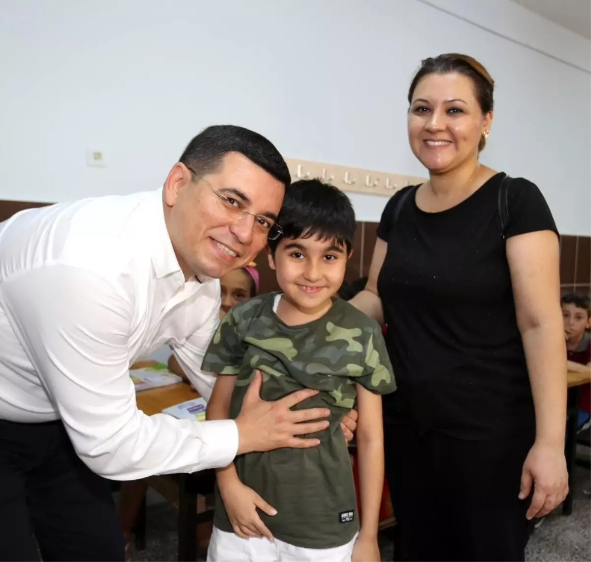 Başkan Tütüncü'den Emre ve Ege'ye sürpriz ziyaret