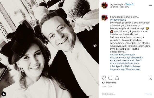 Egemen Bağış'ın eşinden dikkat çeken paylaşım: Söylersem yer yerinden oynar