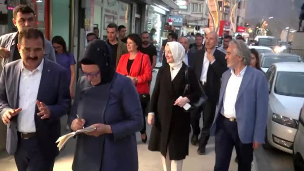Kültür ve Sanat Politikaları Kurulu üyeleri çarşı merkezini gezdi, vatandaşlarla sohbet etti