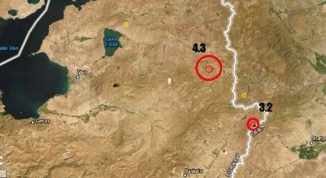 Son dakika: Van'da 4.3 büyüklüğünde deprem meydana geldi