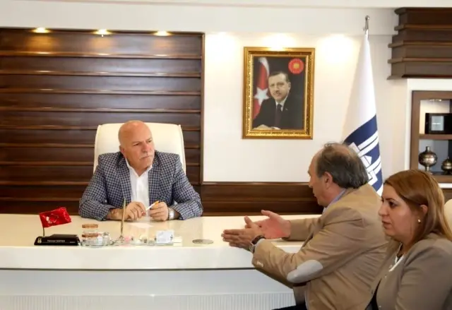DAGC'den Başkan Sekmen'e ziyaret DAGC'den Başkan Sekmen'e ziyaret