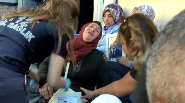 Diyarbakır'daki oturma eyleminde gerginlik çıktı!