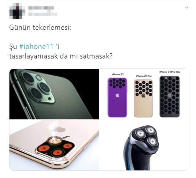 iPhone 11'in tanıtımı yapıldı, sosyal medya kullanıcıları yeni tasarımla dalga geçti