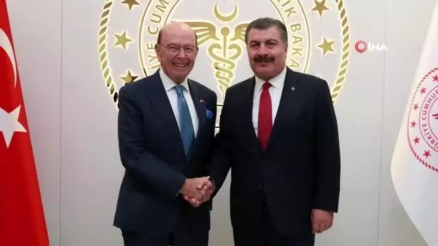 - Sağlık Bakanı Koca, ABD Ticaret Bakanı Ross ile bir araya geldi