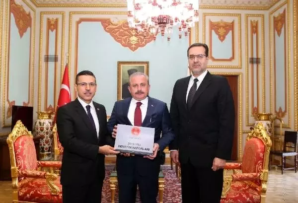 Sayıştay başkanı, 2018 yılı denetim raporunu tbmm'ye teslim etti