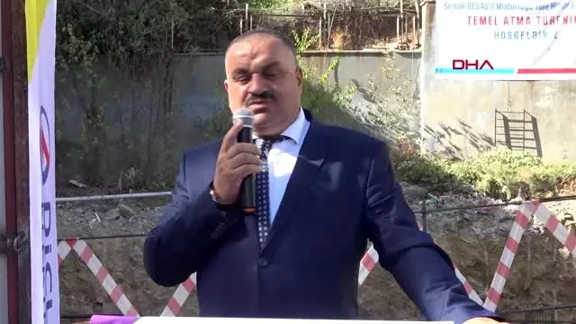 Şırnak'ta dedaş binasının temeli dualarla atıldı