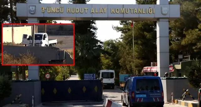 ABD'li komutanlar Akçakale'deyken teröristler sınırda görüntülendi