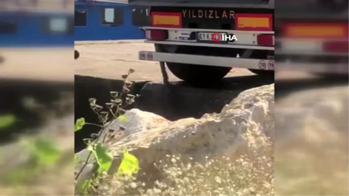 Denize atık boşaltan kamyon sürücüsü hakkında işlem başlatıldı