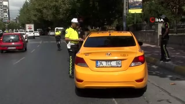 Esenyurt'ta taksicilere şok uygulama