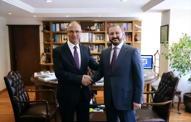 Filistin'in Ankara Büyükelçisi'nden AA'ya teşekkür ziyareti